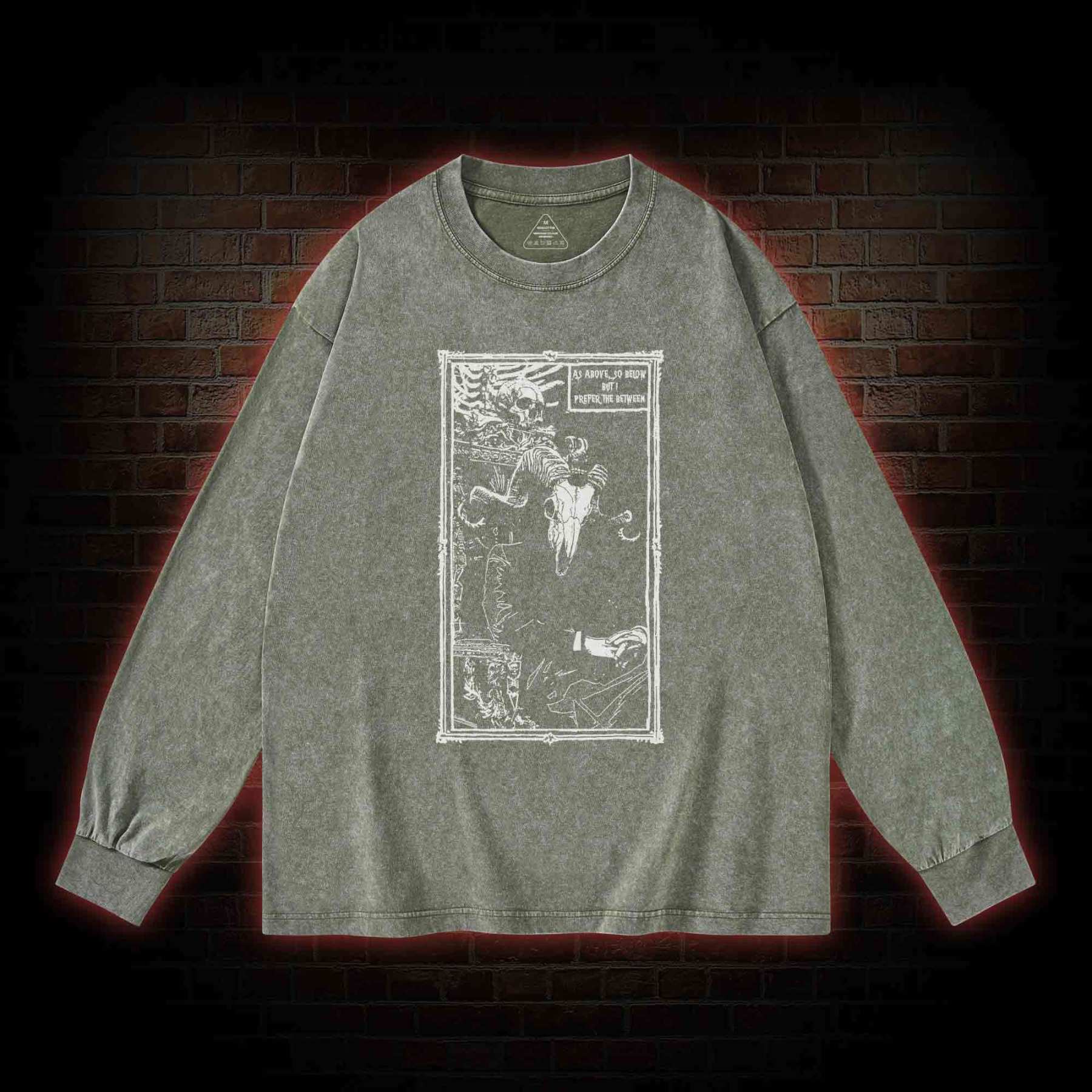 Rule in Hell Washed Long-Sleeve T-shirt