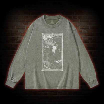 Rule in Hell Washed Long-Sleeve T-shirt