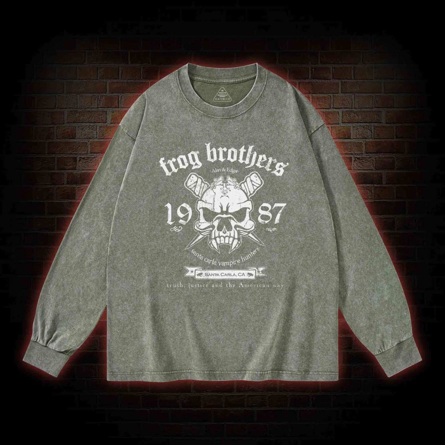 Frog Brothers Washed Long-Sleeve T-shirt