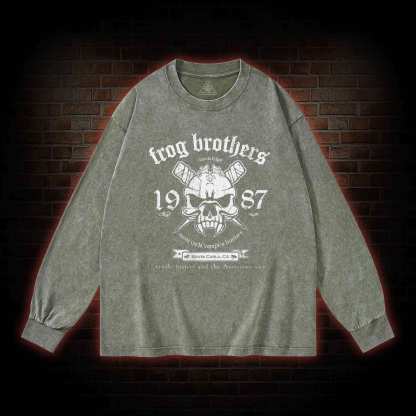 Frog Brothers Washed Long-Sleeve T-shirt