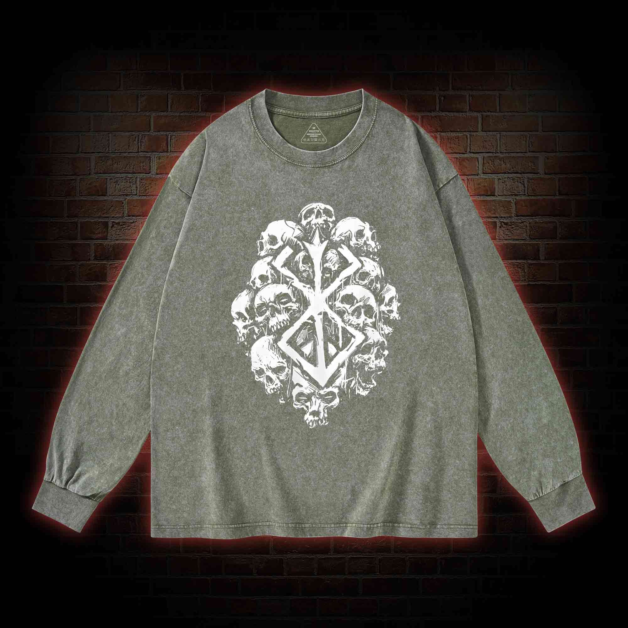 Struggle Keep Struggling Washed Long-Sleeve T-shirt