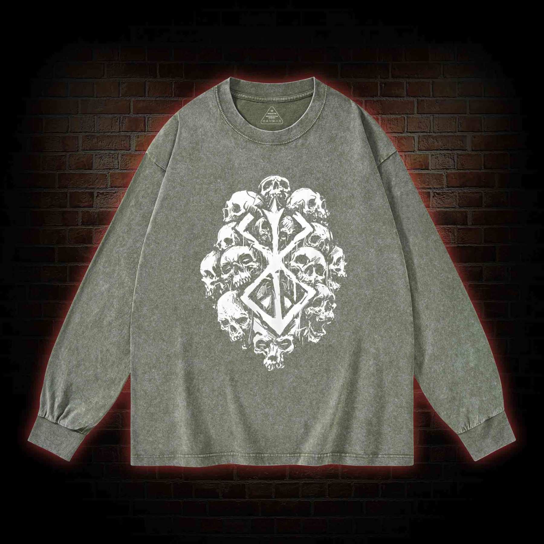 Struggle Keep Struggling Washed Long-Sleeve T-shirt