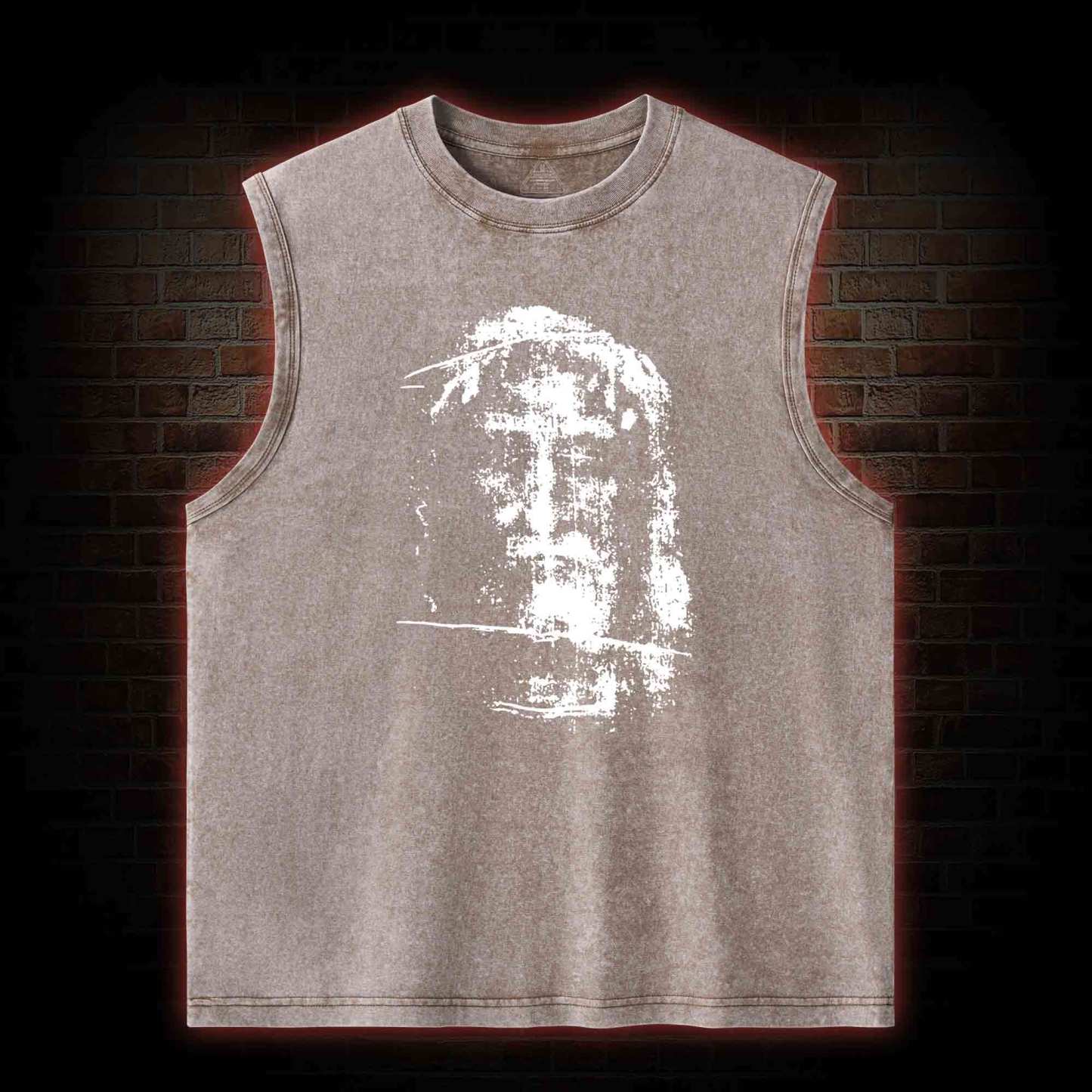 Jesus Christ Face Washed Tank Top