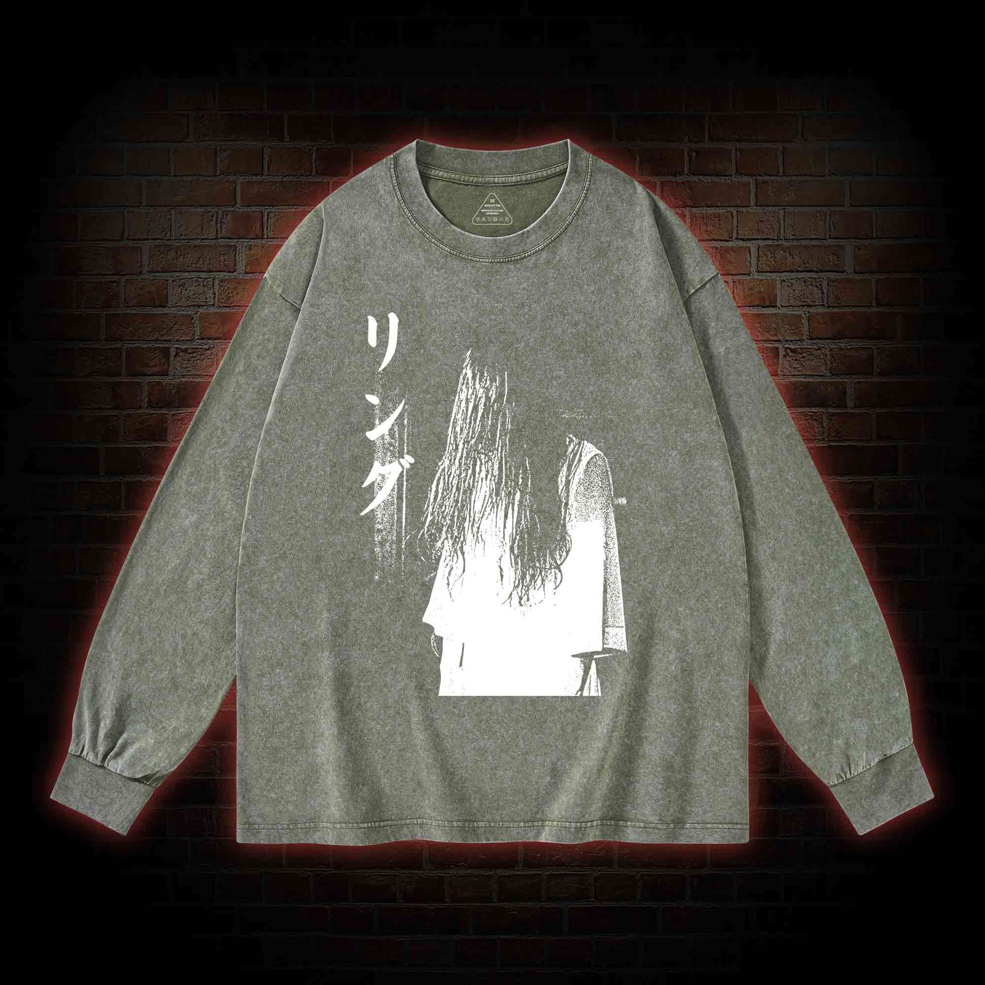 Vintage Ghost Washed Long-Sleeve T-shirt