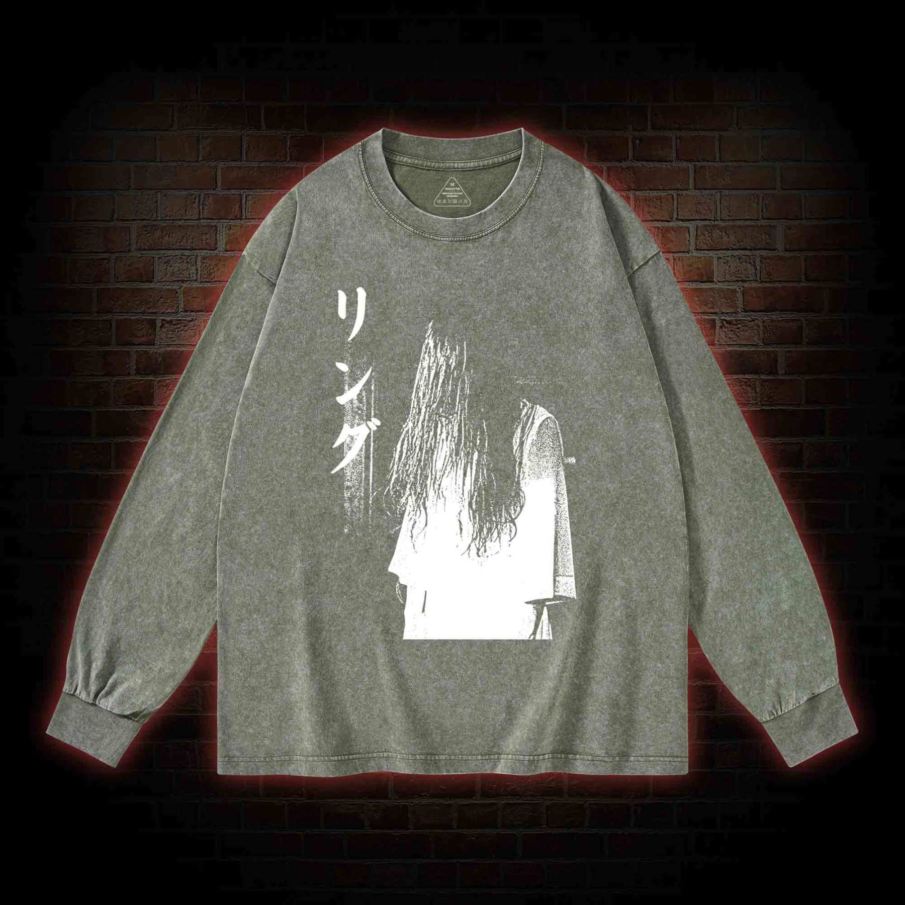 Vintage Ghost Washed Long-Sleeve T-shirt