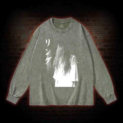 Vintage Ghost Washed Long-Sleeve T-shirt