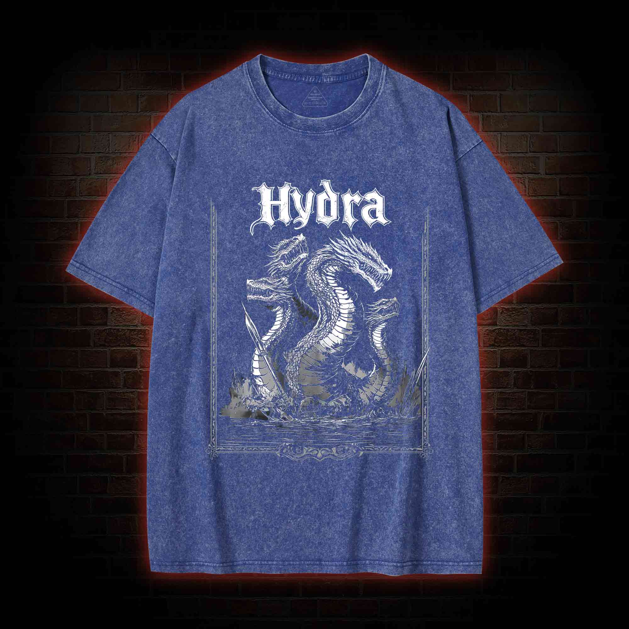 Lernaean Hydra Hades Washed T-shirt