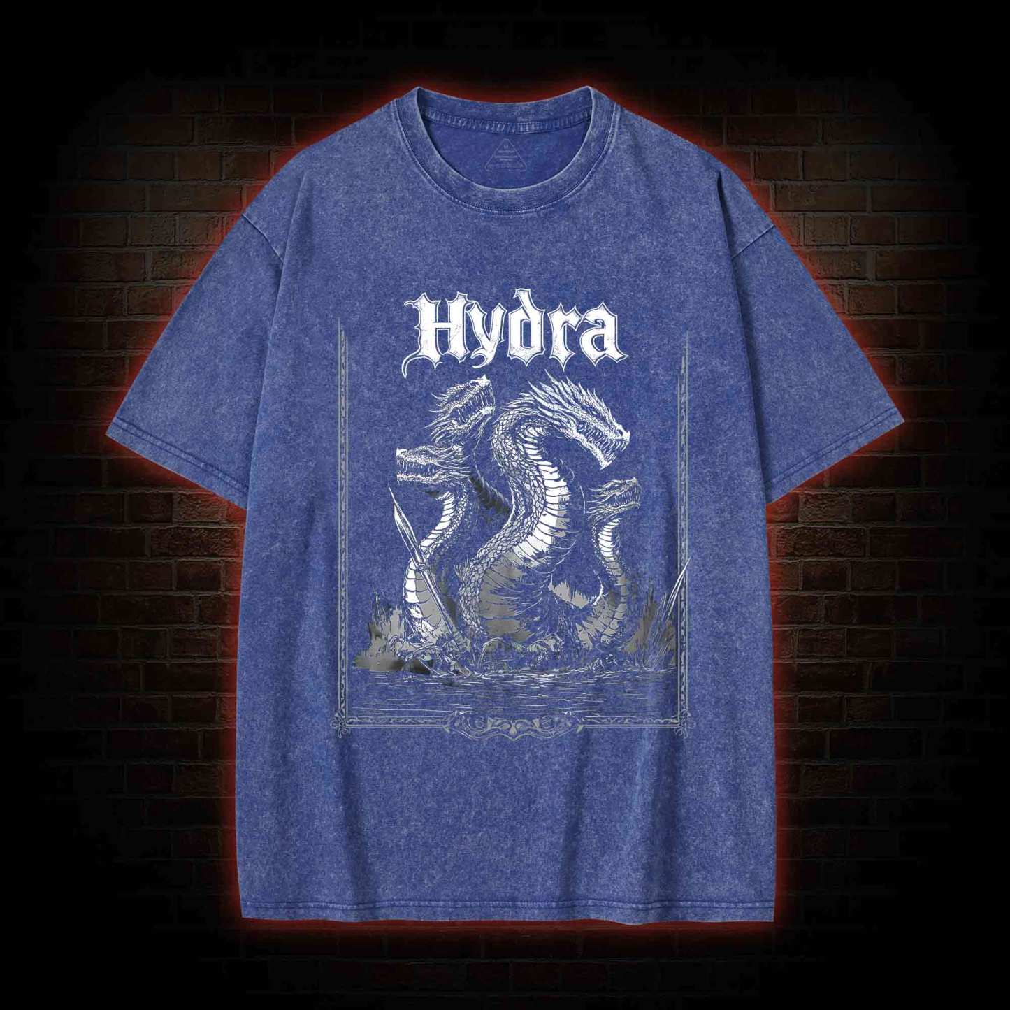 Lernaean Hydra Hades Washed T-shirt