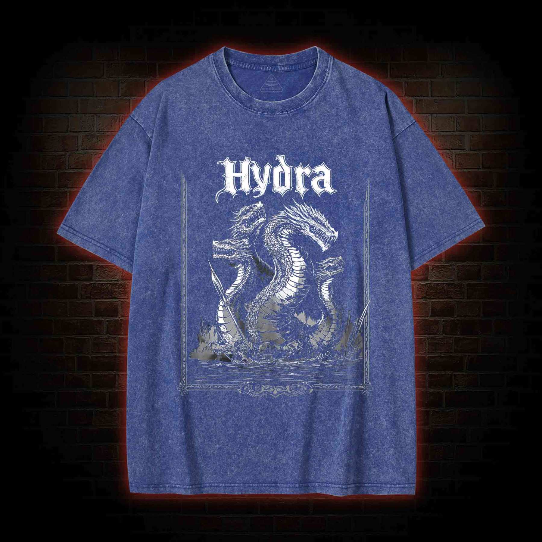 Lernaean Hydra Hades Washed T-shirt