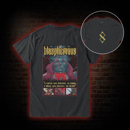 I Bless You Forever in Death Back Print T-Shirt