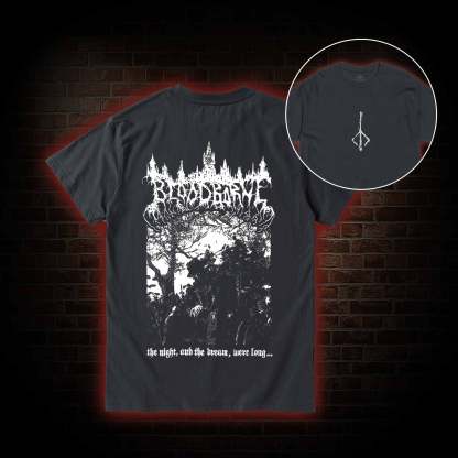 The Night and The Dream were Long Back Print T-Shirt