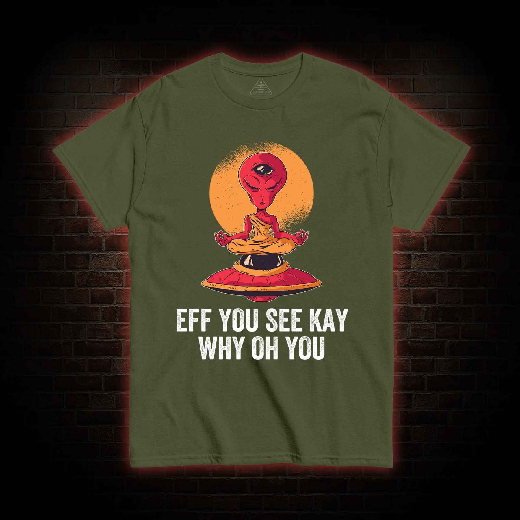 Eff You See Kay Why Oh You Alien T-shirt