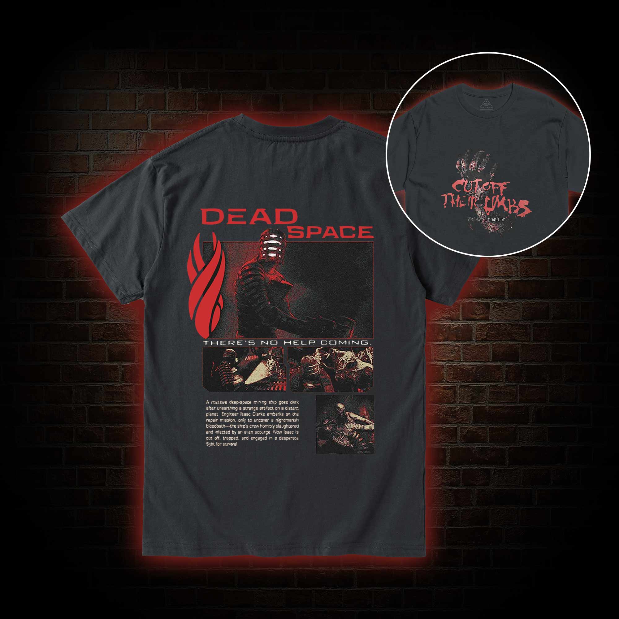 There's No Help Coming Back Print T-Shirt