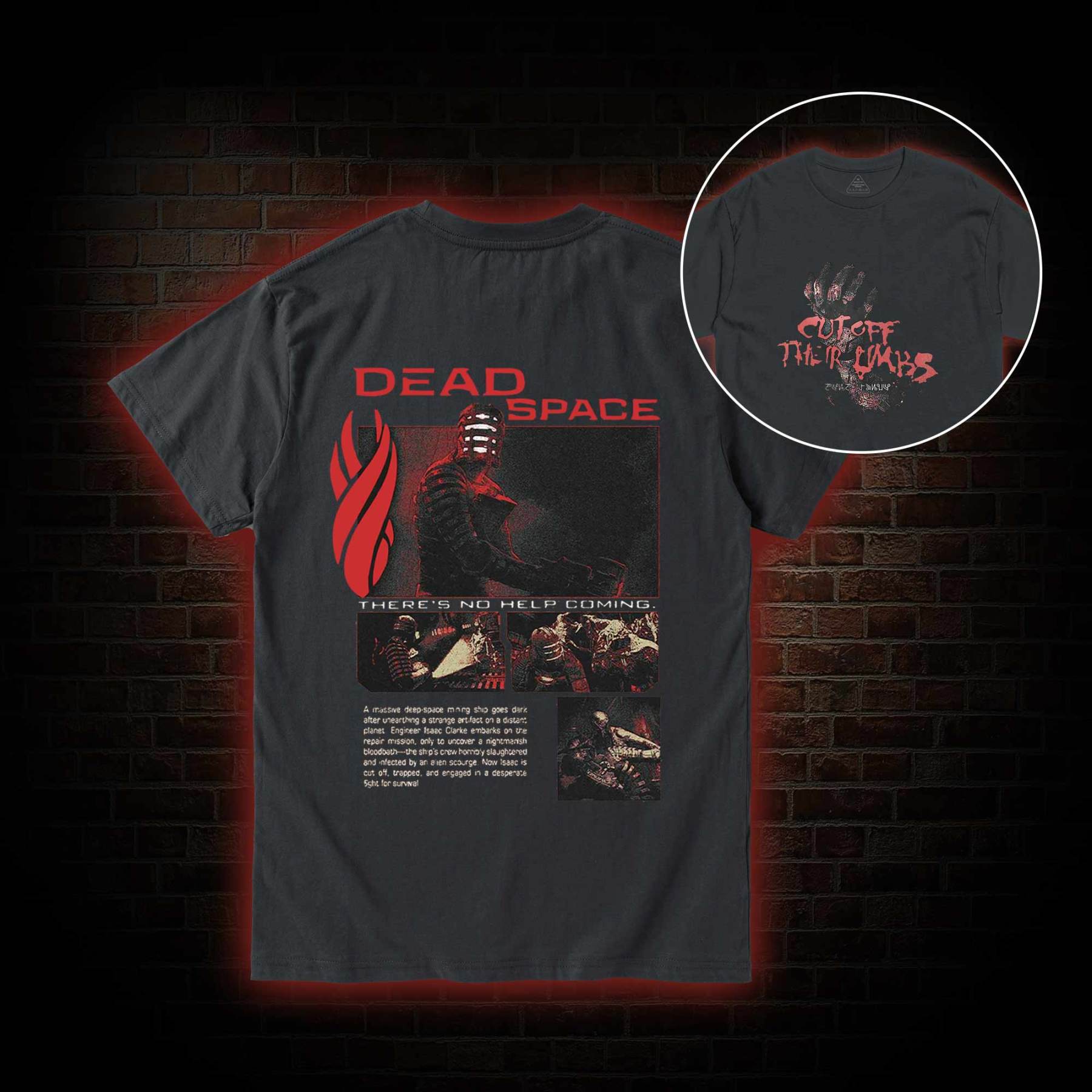 There's No Help Coming Back Print T-Shirt