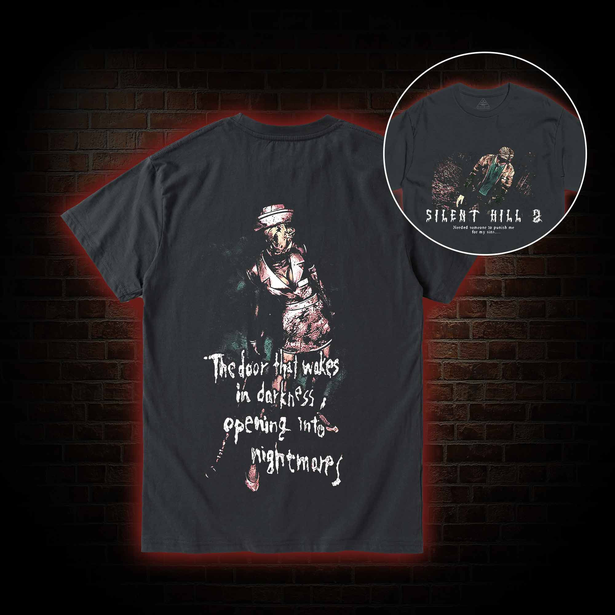 2459 Back Print T-Shirt