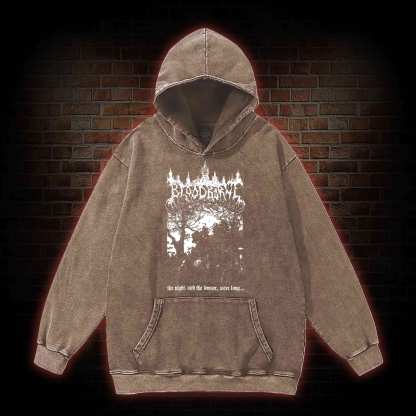 The Night and The Dream were Long Washed Hoodie