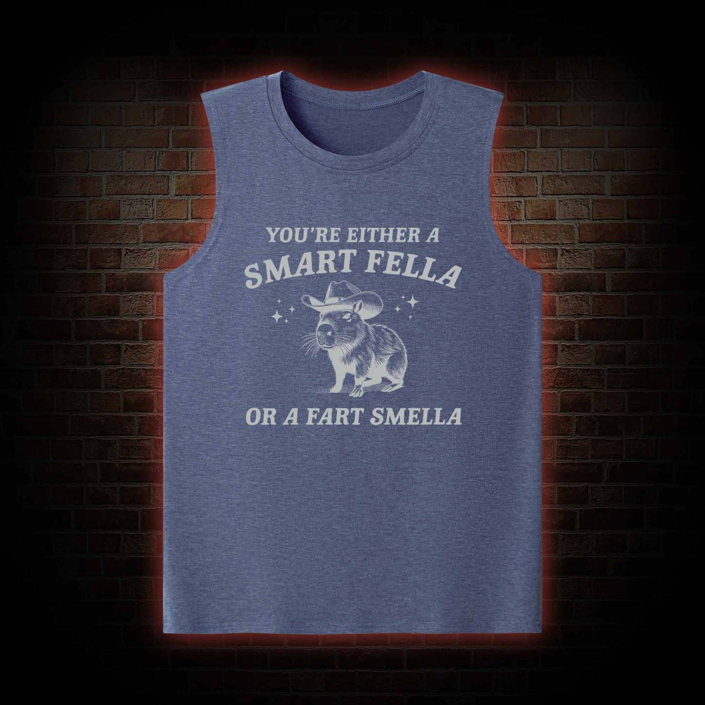 Smart Fella Or Fart Smella Tank Top