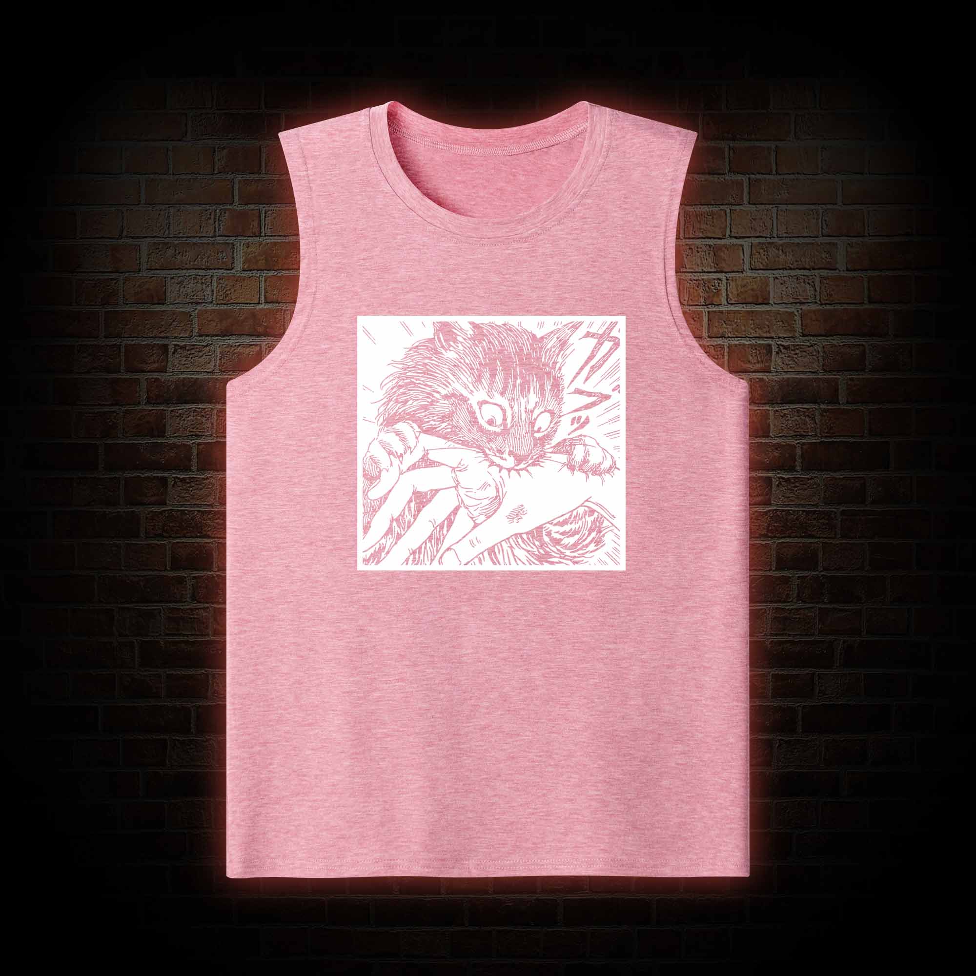 Tomie Cat Diary Anime Horror Tank Top