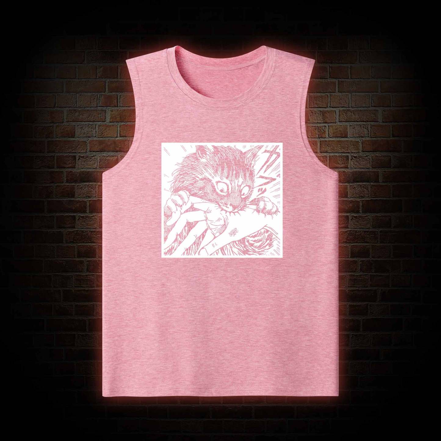 Tomie Cat Diary Anime Horror Tank Top