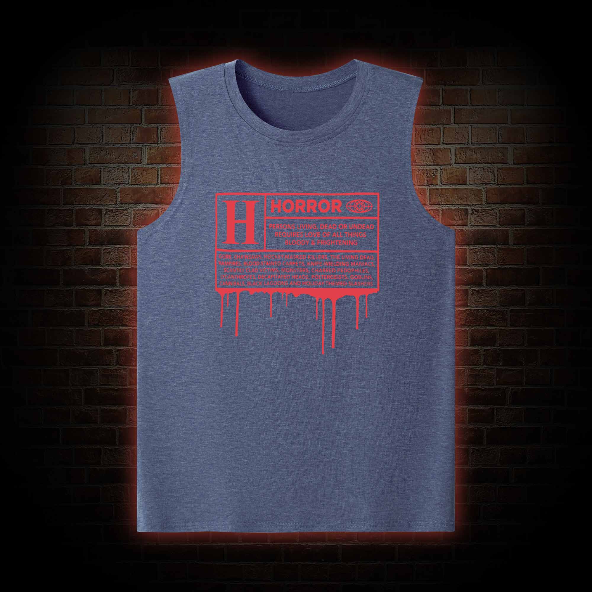 Horror Rating Tank Top