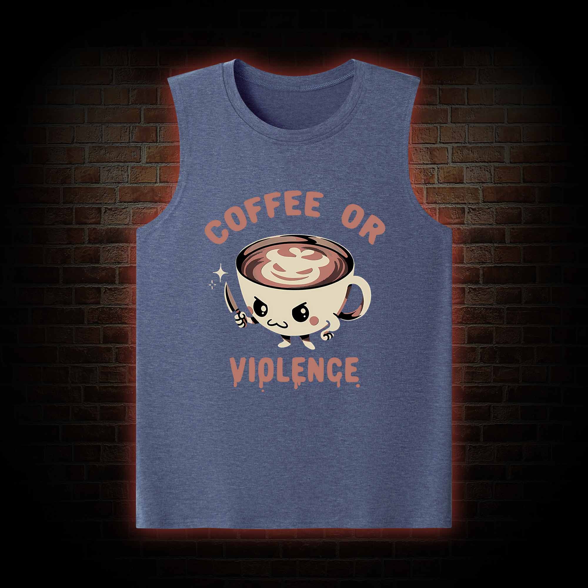 Coffee Or Violence Tank Top