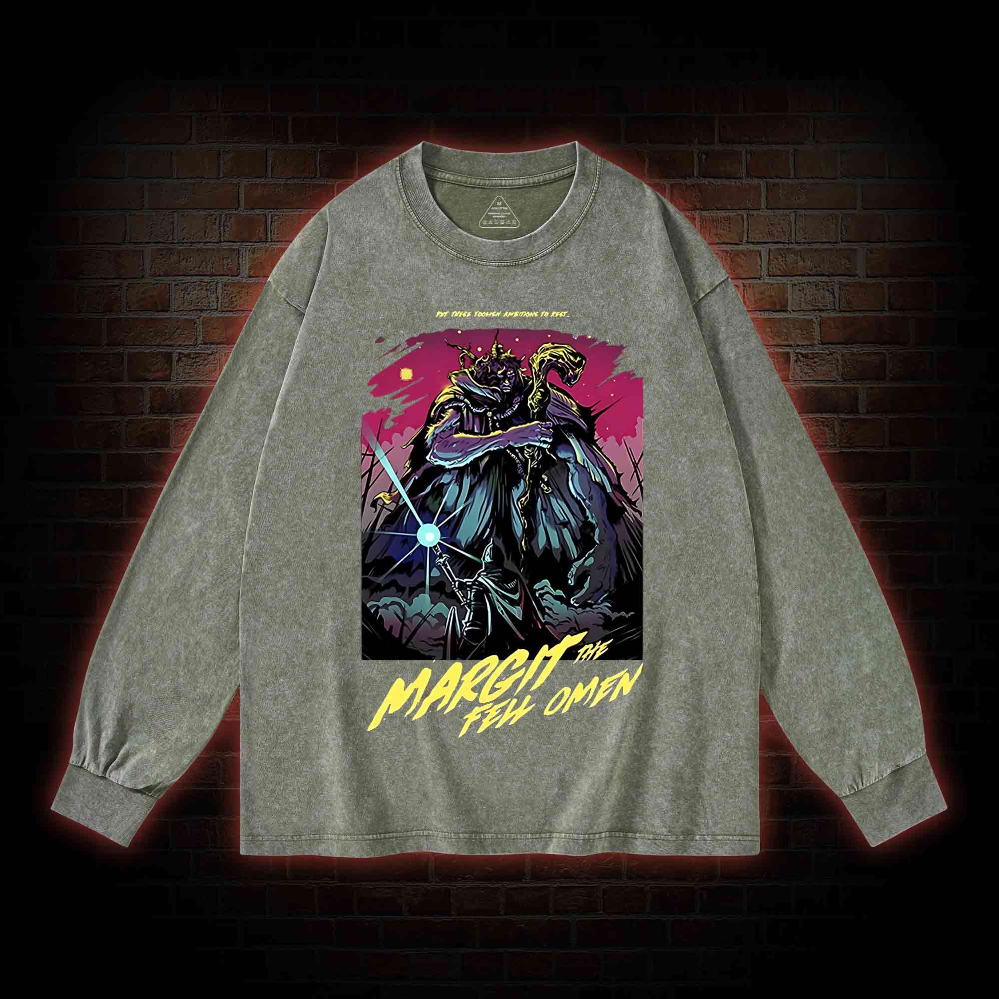 Put These Foolish Ambitions to Rest Washed Long-Sleeve T-shirt