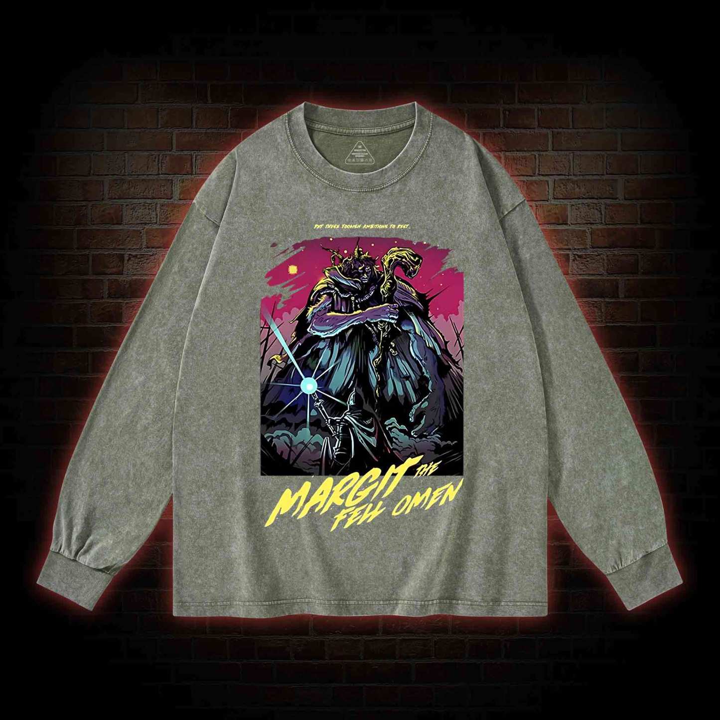 Put These Foolish Ambitions to Rest Washed Long-Sleeve T-shirt