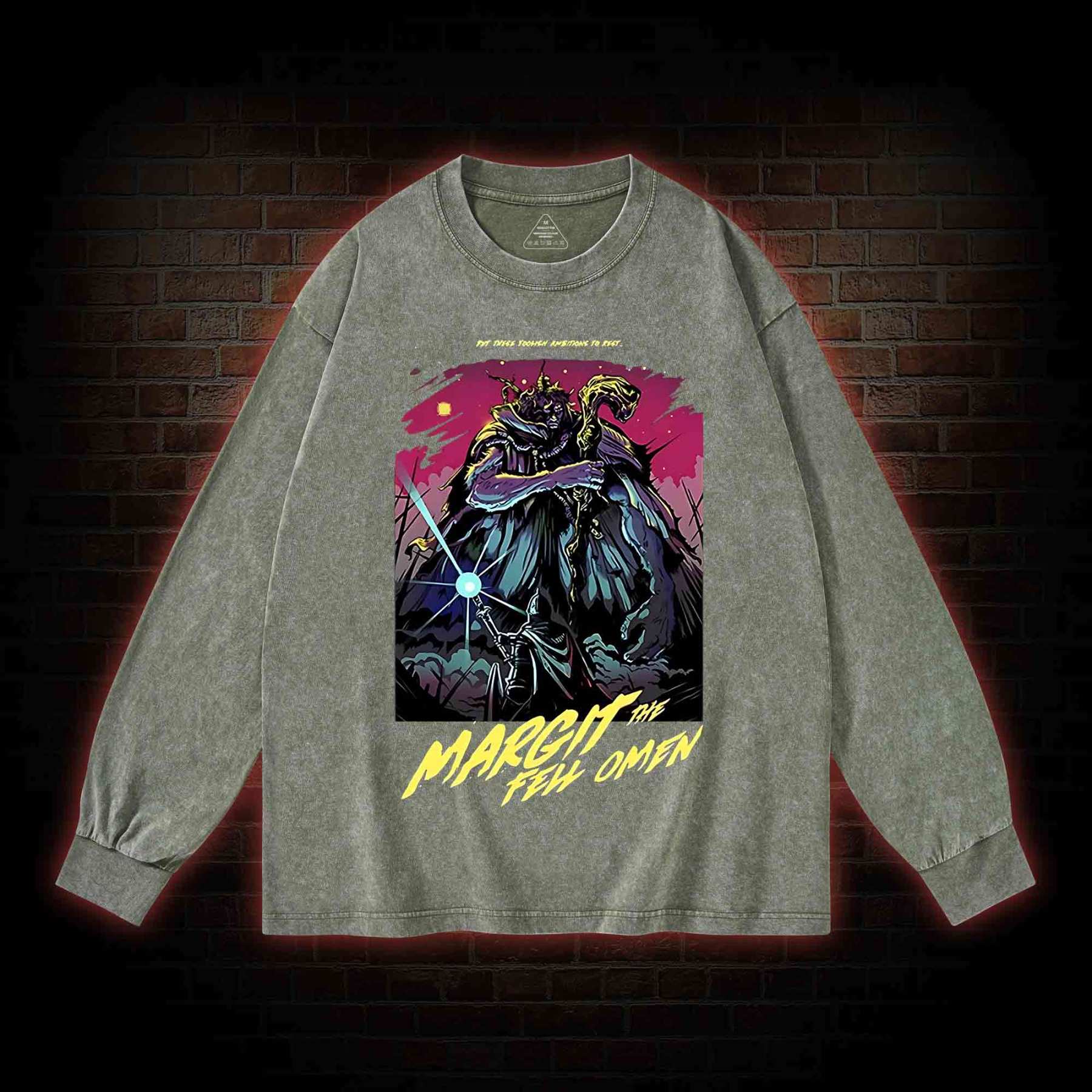 Put These Foolish Ambitions to Rest Washed Long-Sleeve T-shirt