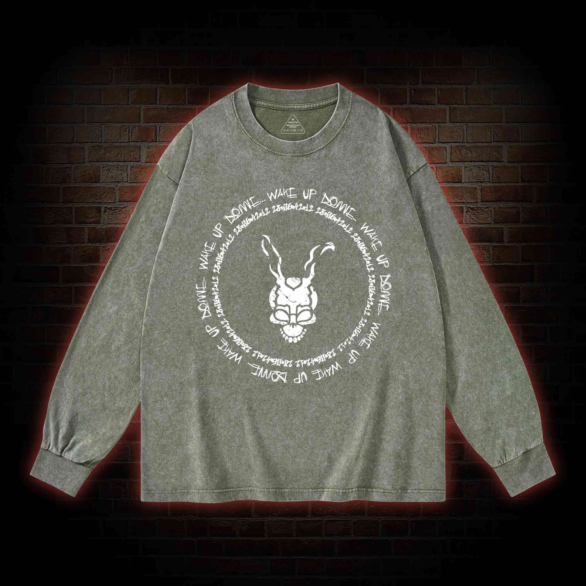 Wake Up Donnie Washed Long-Sleeve T-shirt