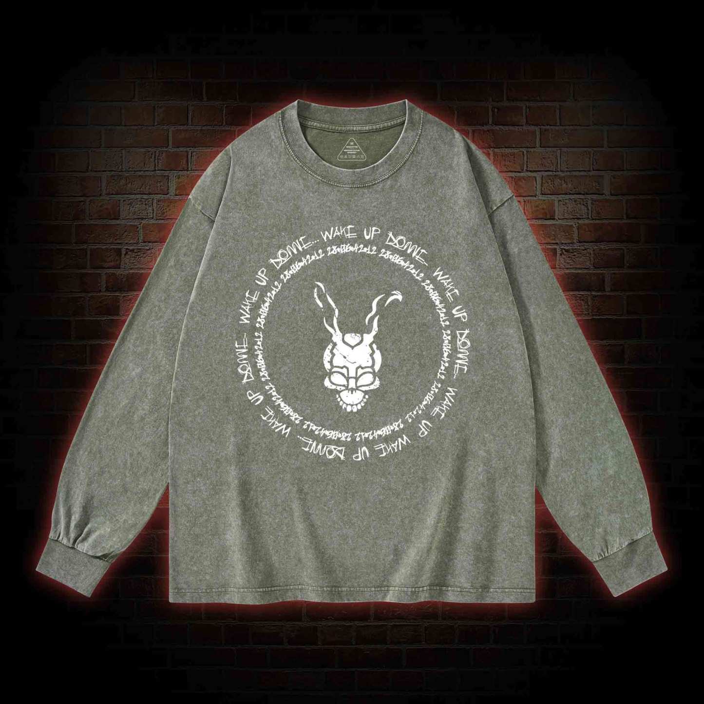 Wake Up Donnie Washed Long-Sleeve T-shirt