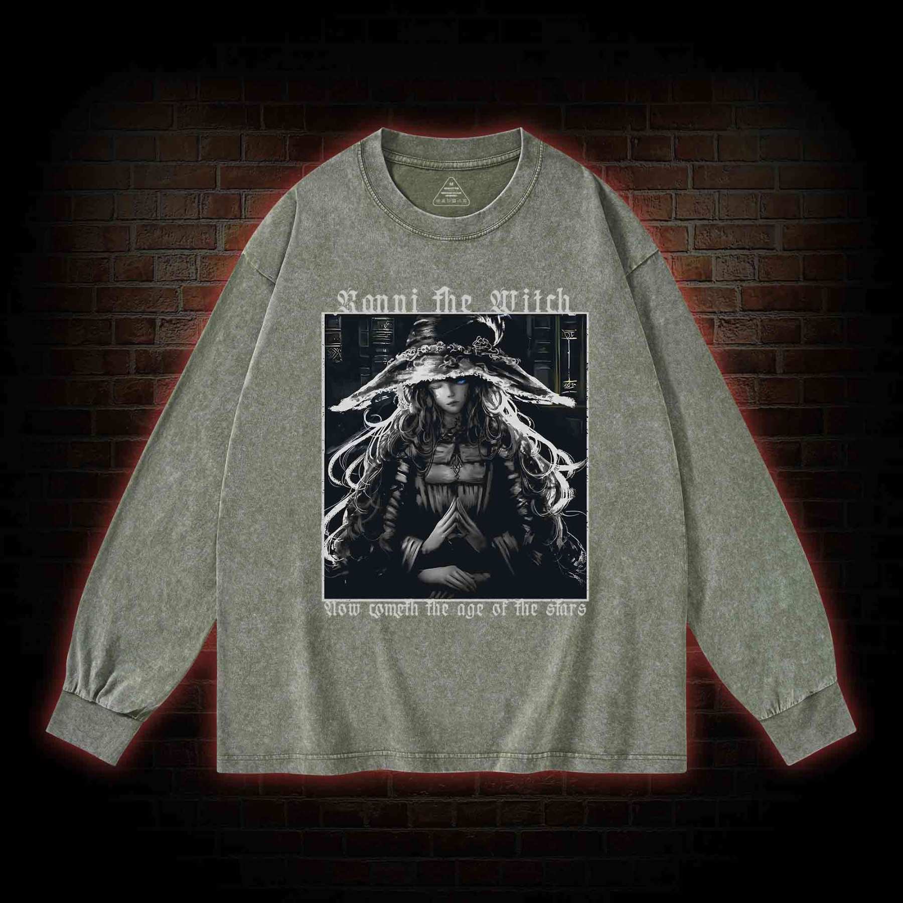 Lunar Princess Washed Long-Sleeve T-shirt