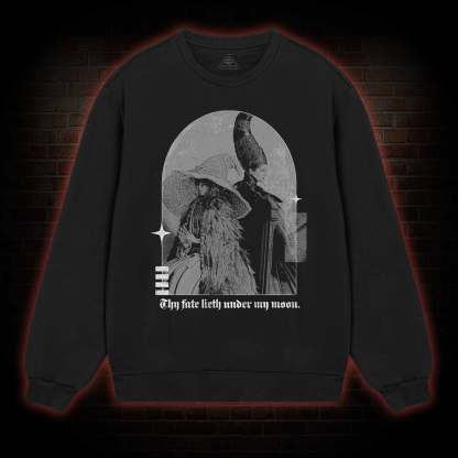Thy Fate Lieth under My Moon Sweatshirt