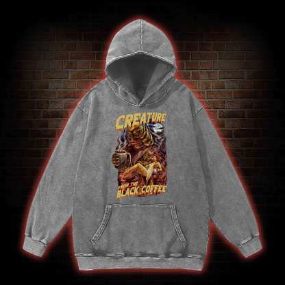 Creature From The Black Coffee Washed Hoodie