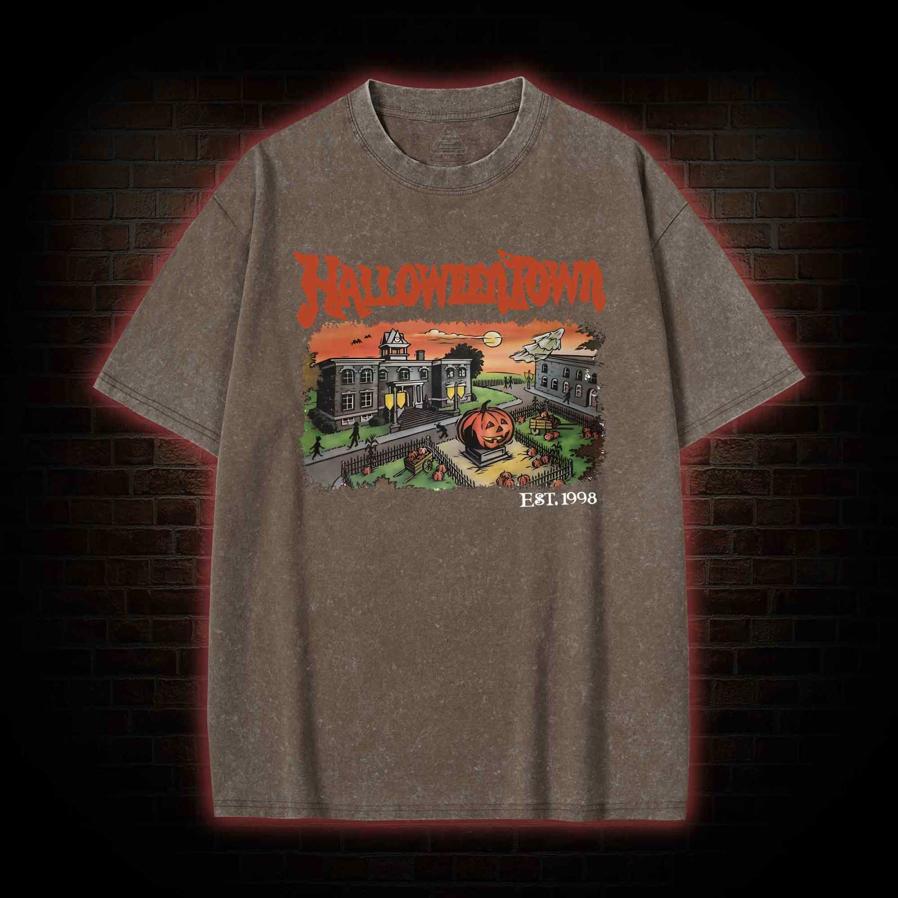 Halloween Town Washed T-shirt