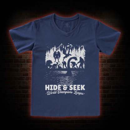 Hide & Seek World Champion League V-Neck Classic T-Shirt