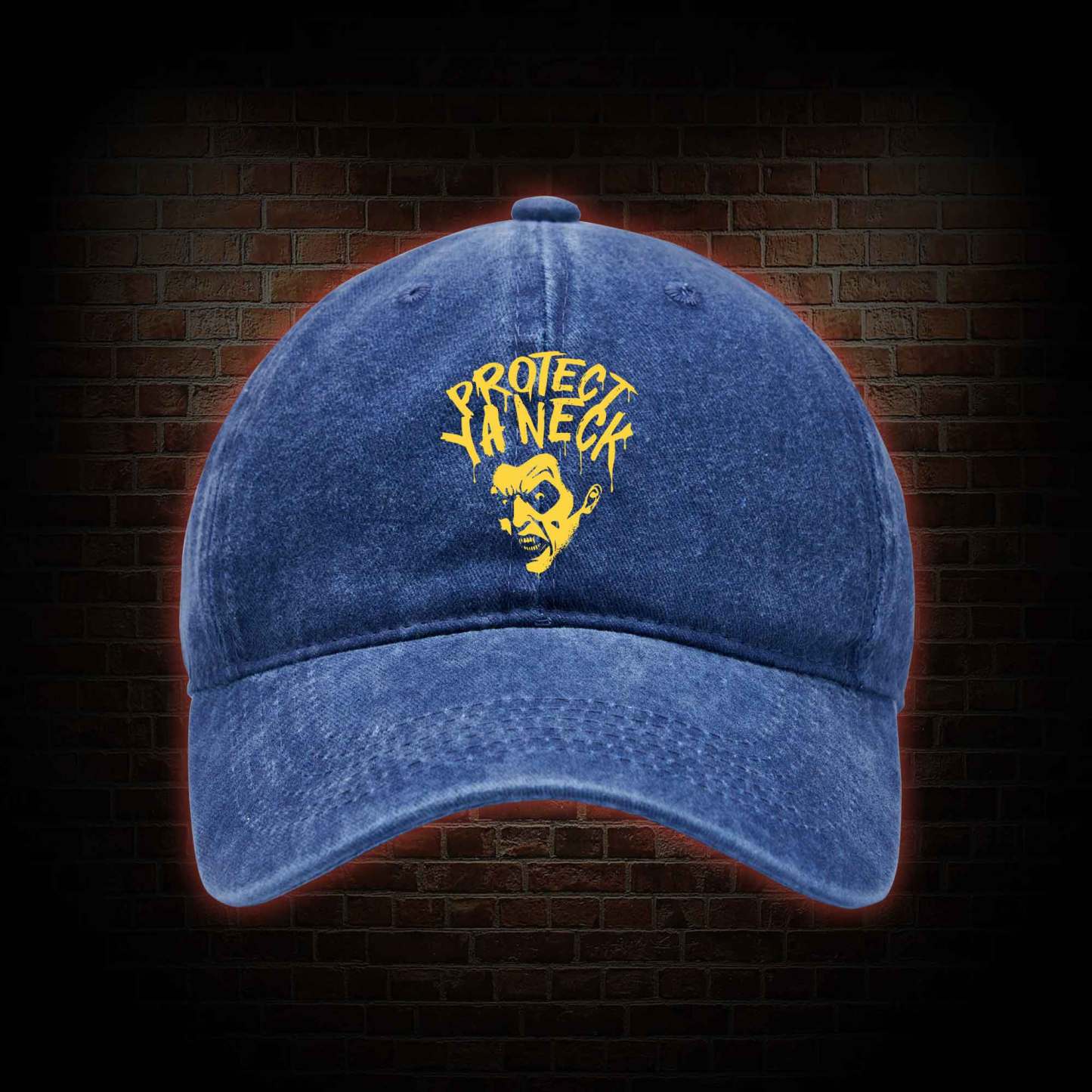 Protect Ya Neck Washed Vintage Baseball Cap