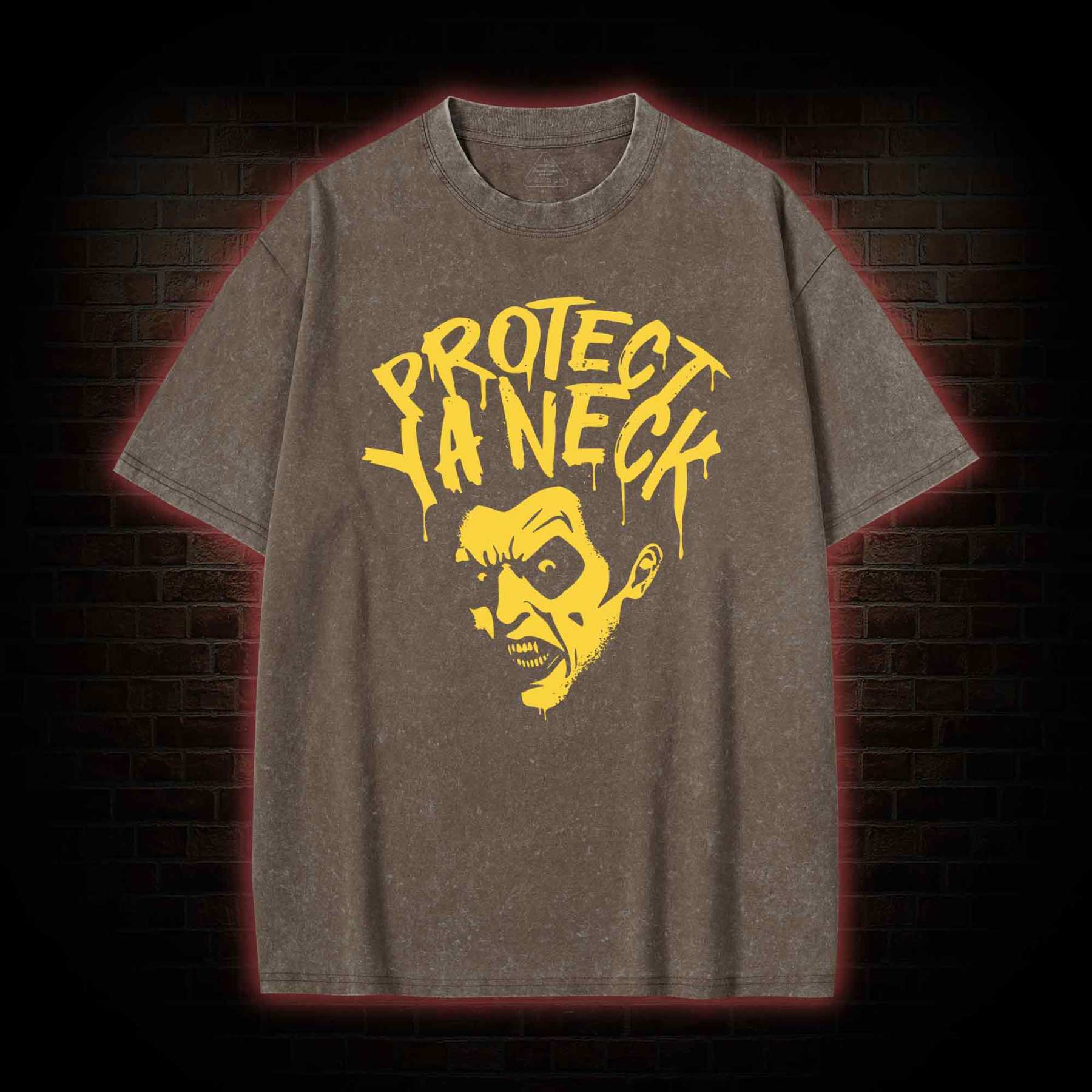 Protect Ya Neck Washed T-shirt