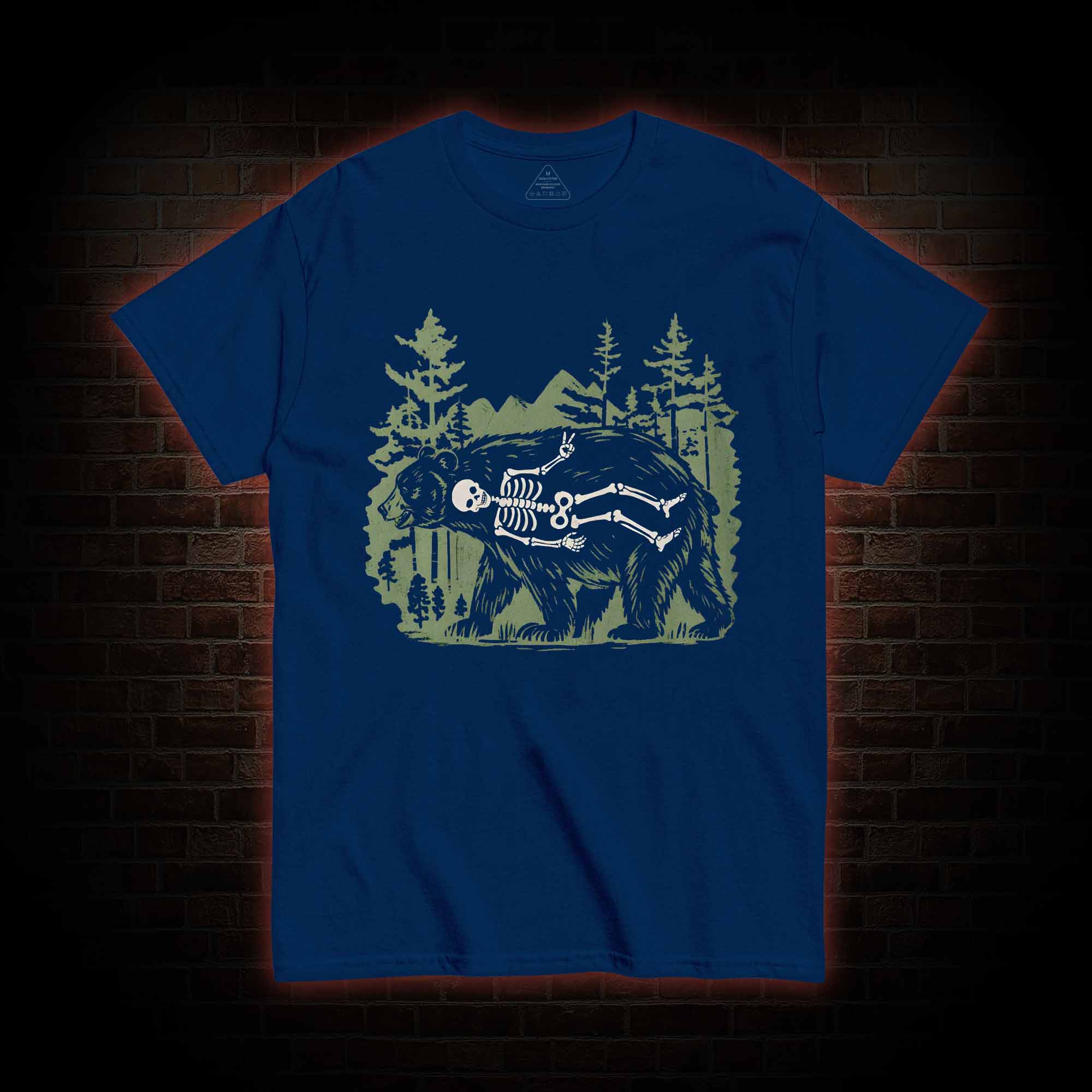 Funny Bear Skeleton T-shirt