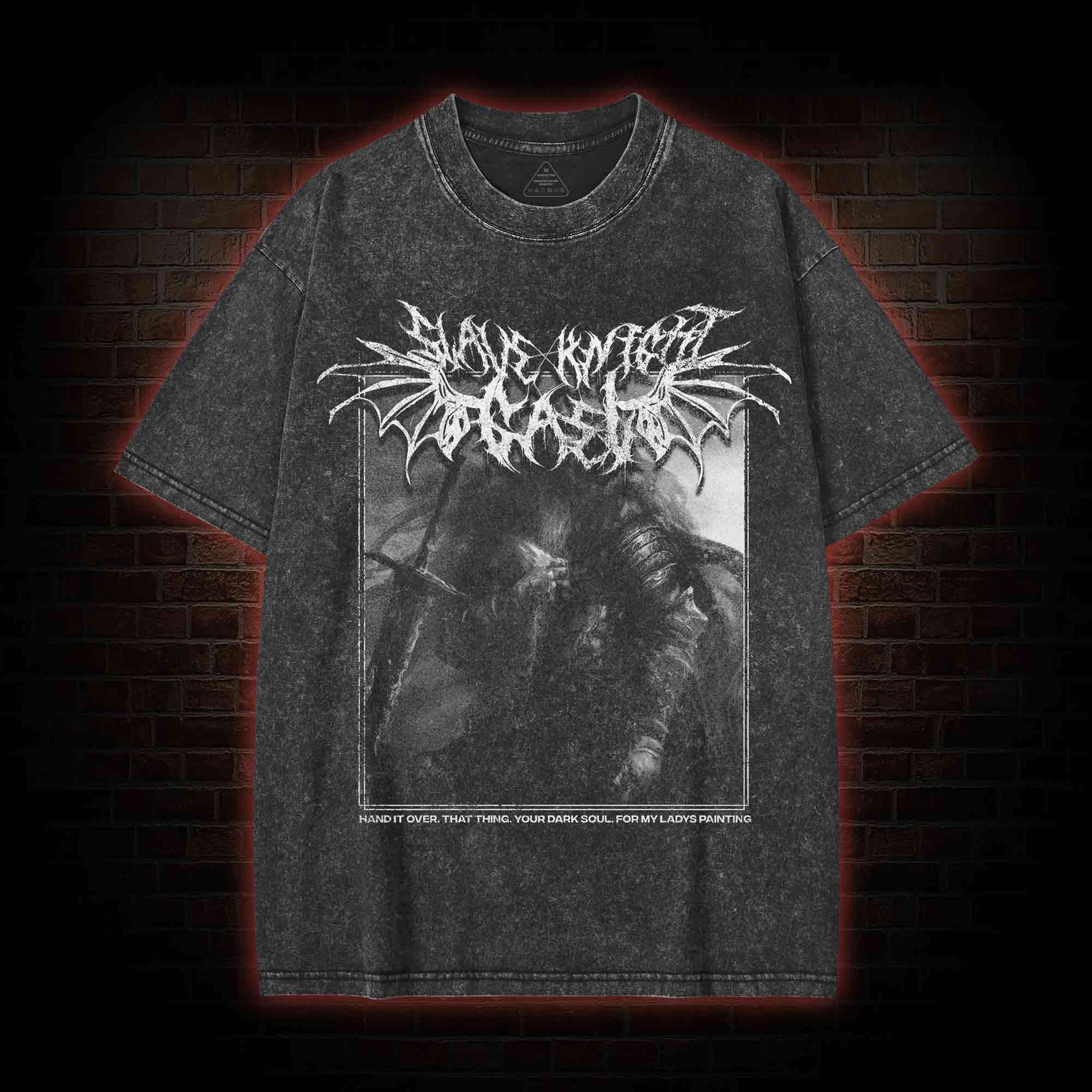 Retro For My Lady's Painting Washed T-shirt