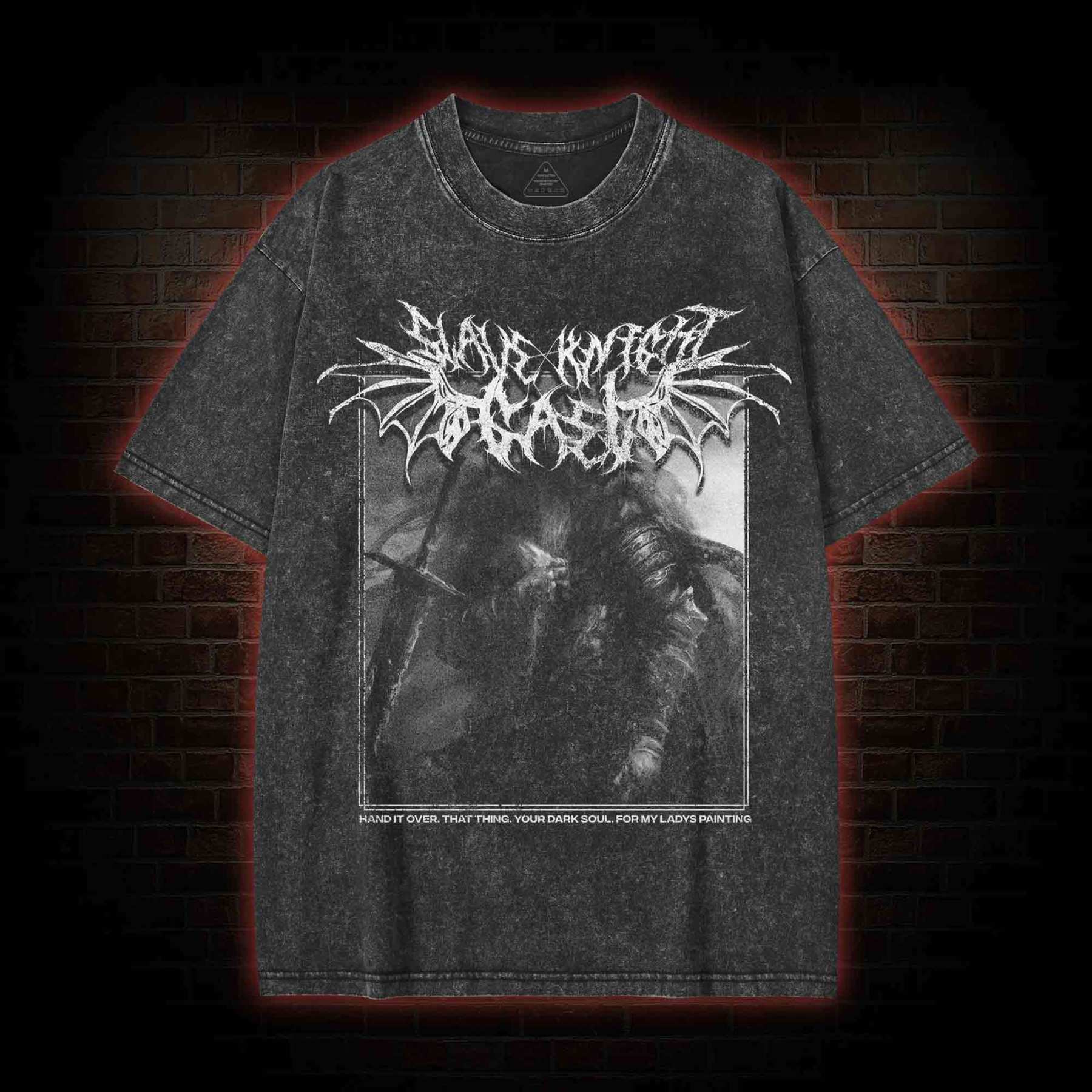 Retro For My Lady's Painting Washed T-shirt