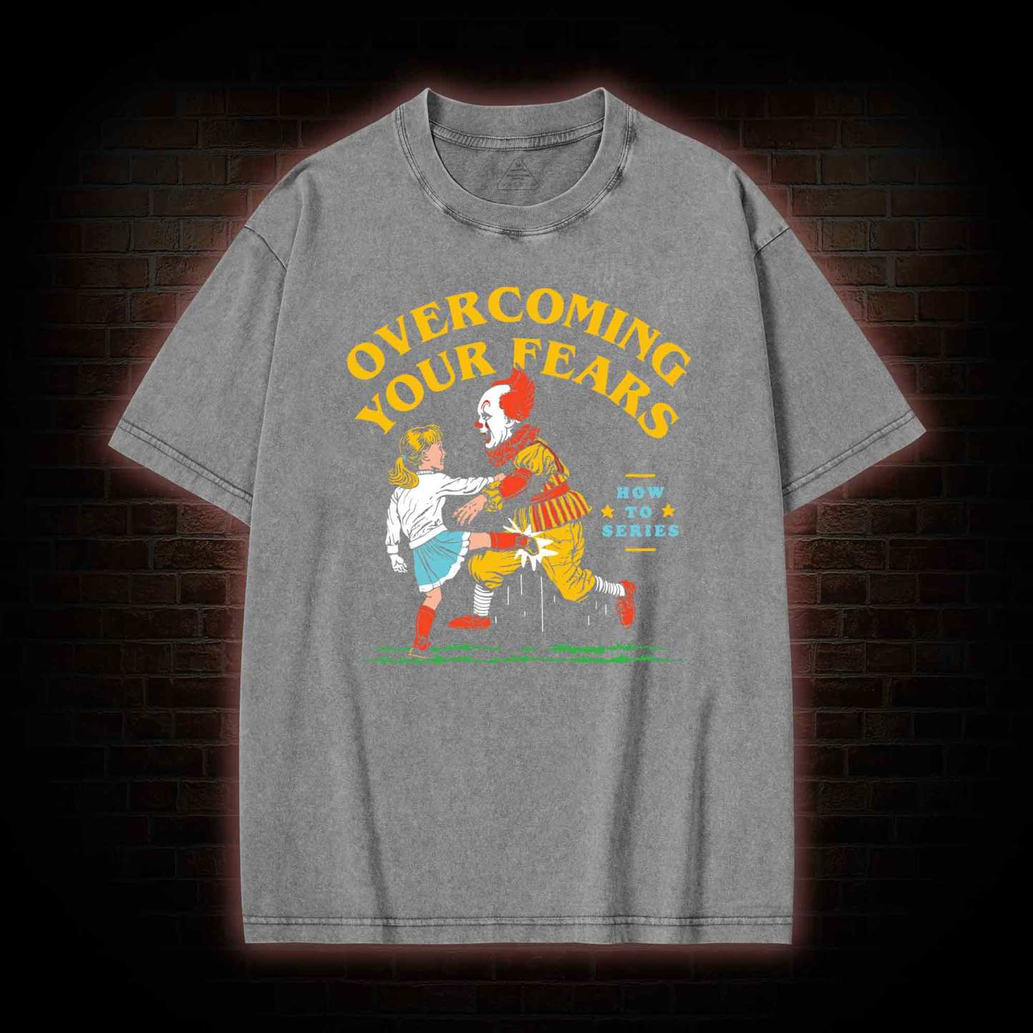 Overcoming Your Fears Washed T-shirt