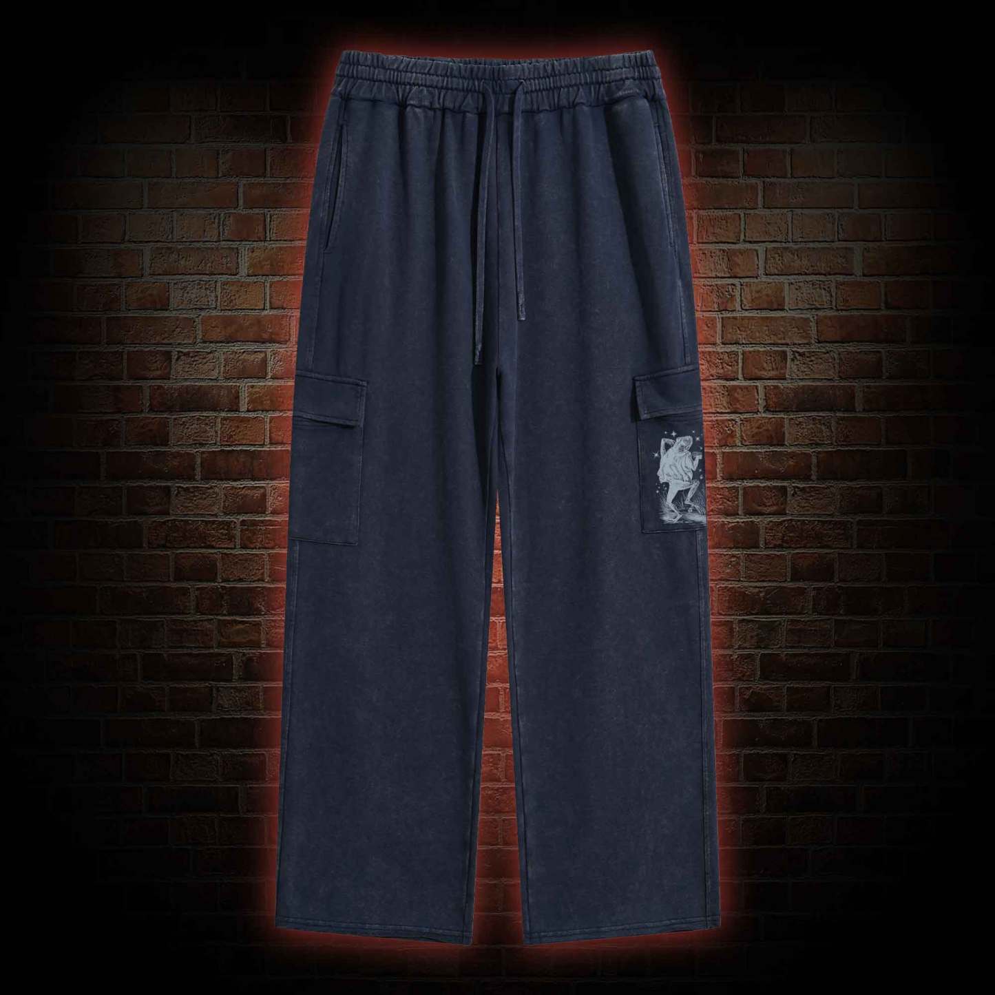 Dancing Frogs Washed Cargo Pants