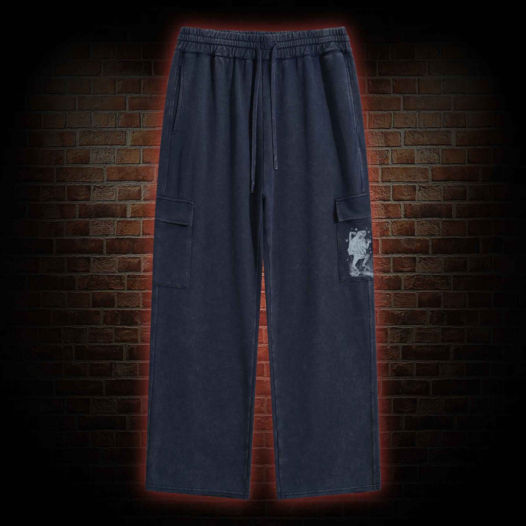 Dancing Frogs Washed Cargo Pants