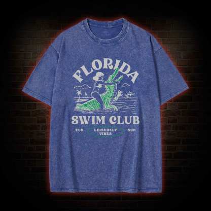 Florida Swim Club Washed T-shirt