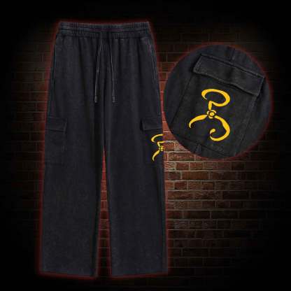 The King in Yellow Washed Cargo Pants