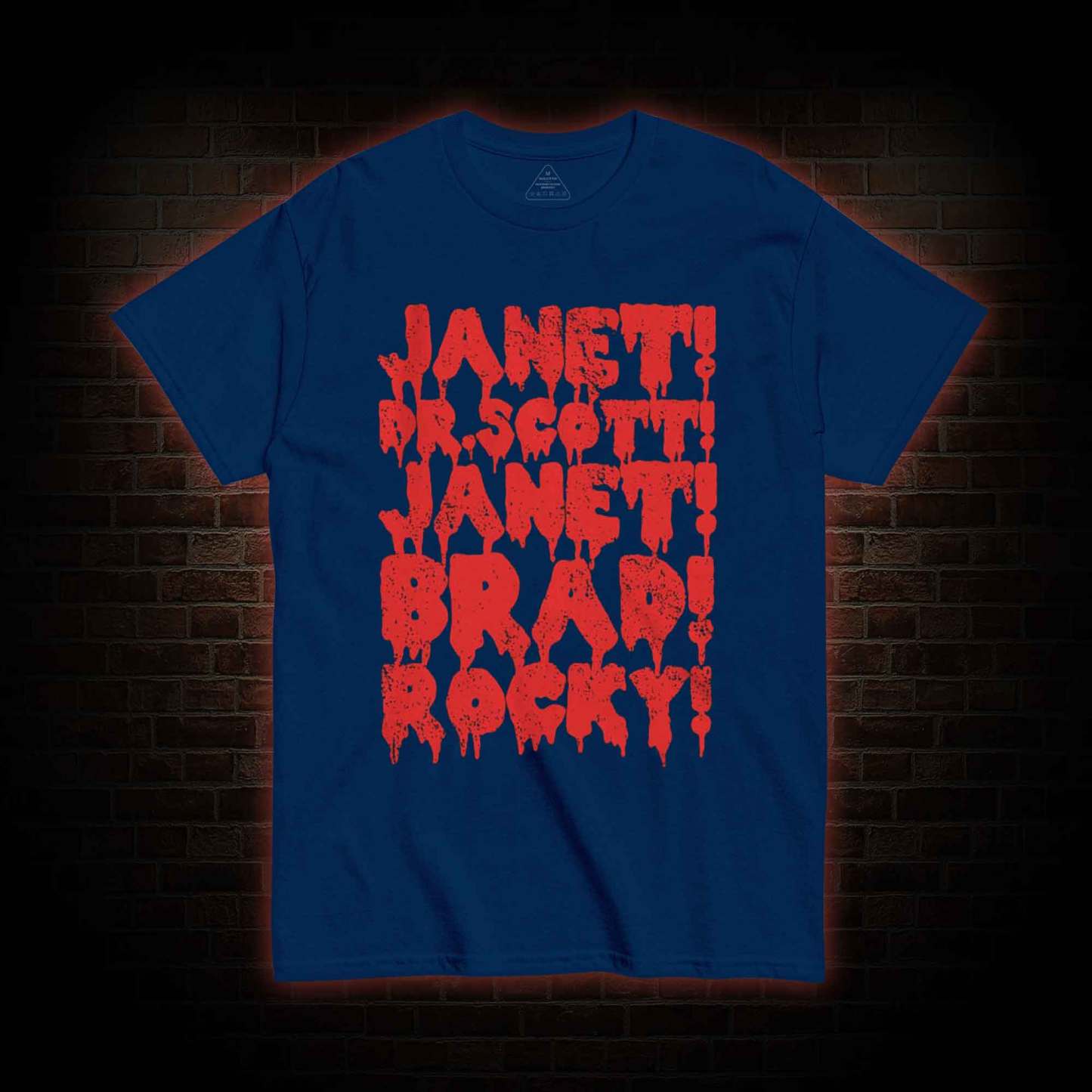 Janet! Dr. Scott! Janet! Brad! T-shirt