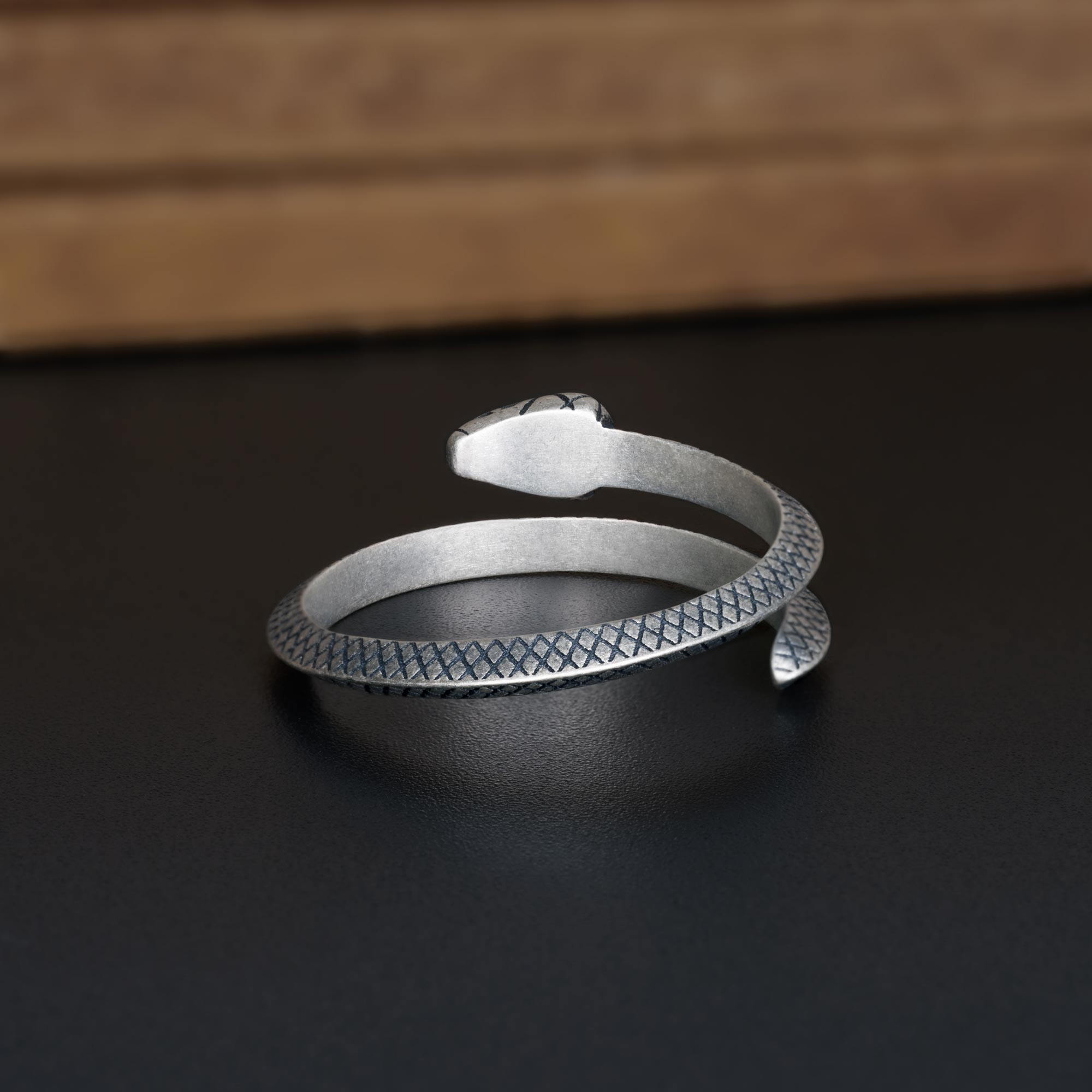 Snake Sterling Silver Ring