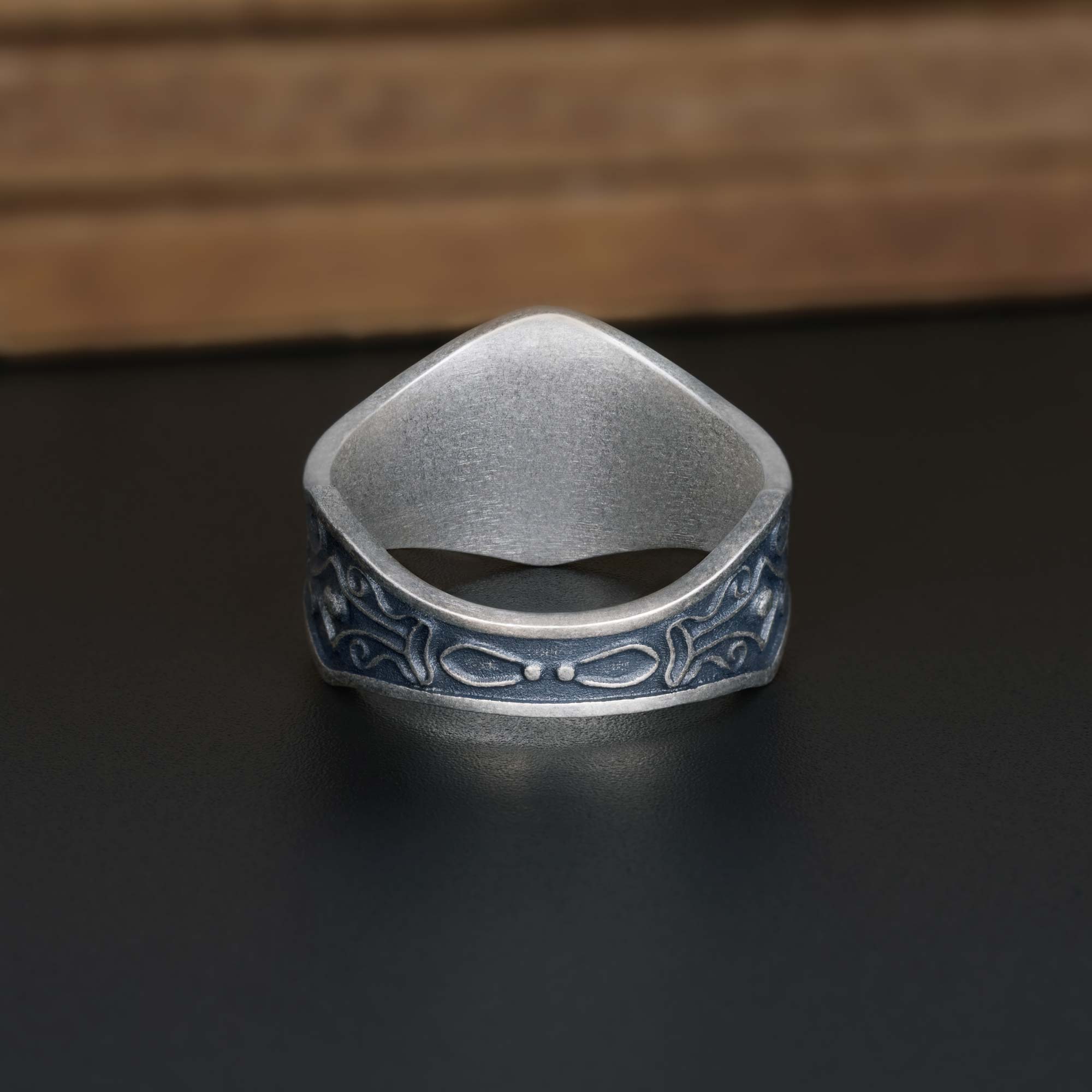 Cthulhu Occult Silver Ring