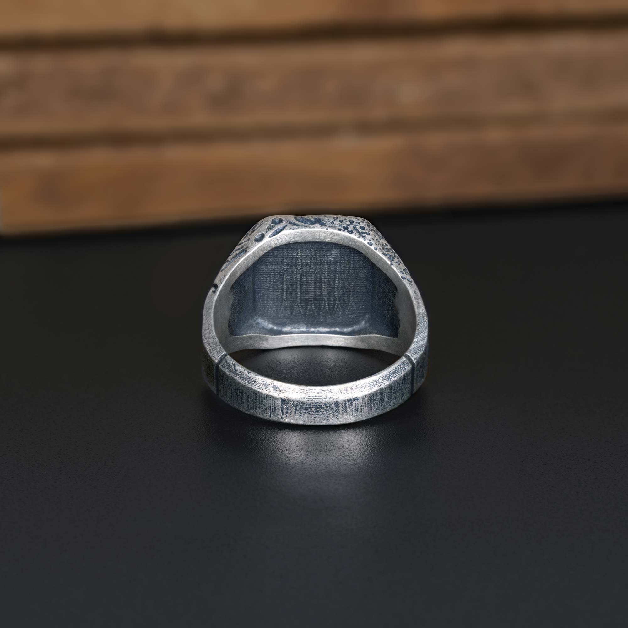 Struggle Keep Struggling Silver Band Ring