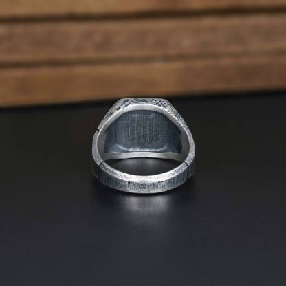 Struggle Keep Struggling Silver Band Ring
